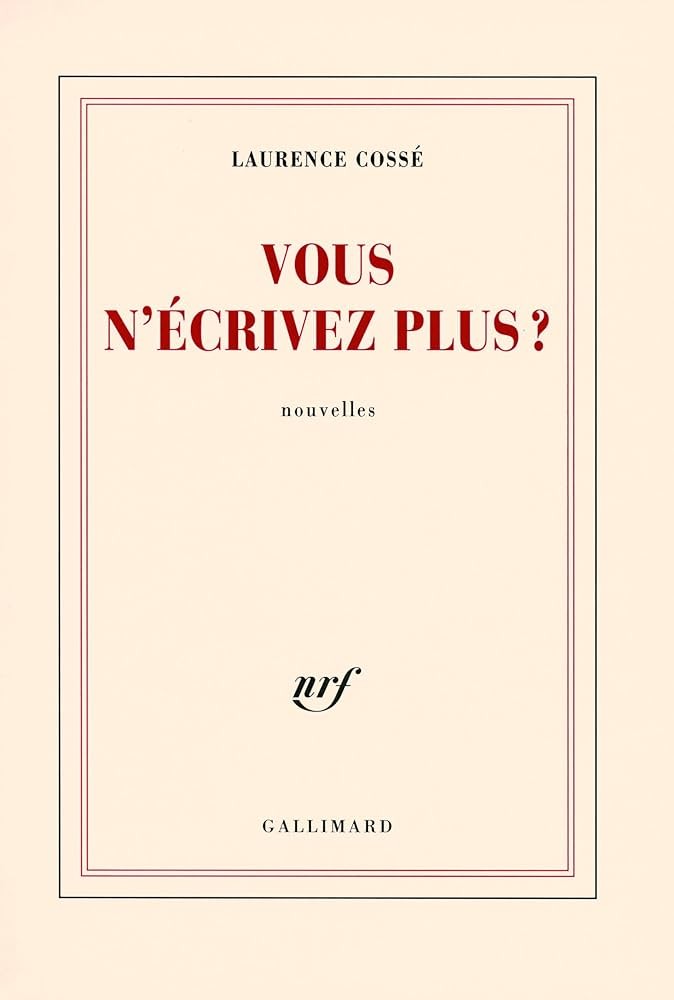 Vous n'écrivez plus ? - Click to enlarge picture.