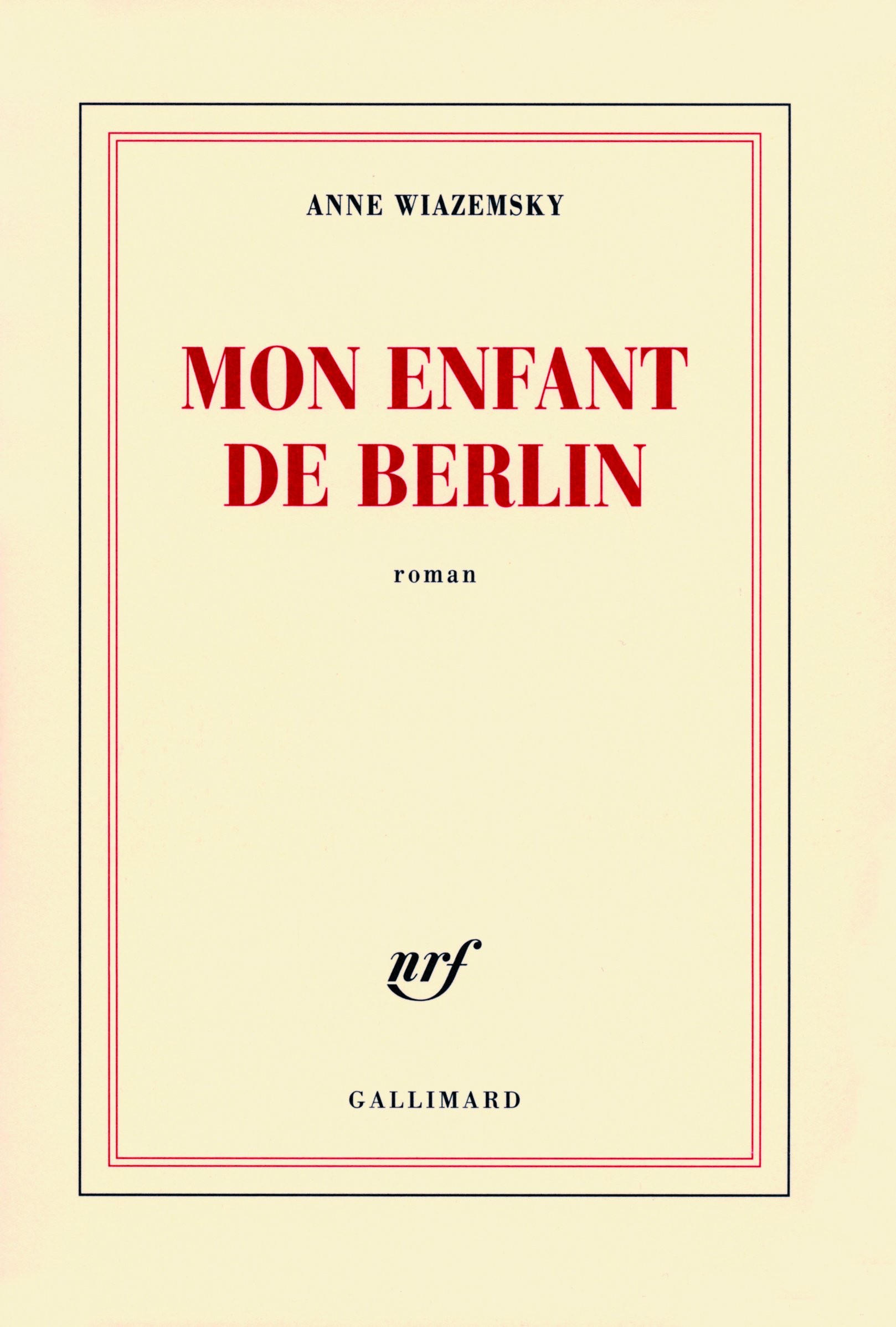 Mon enfant de Berlin - Click to enlarge picture.