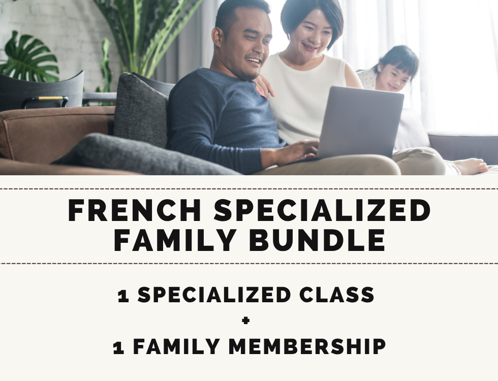 Gift Certificate - French Specialized Family Bundle