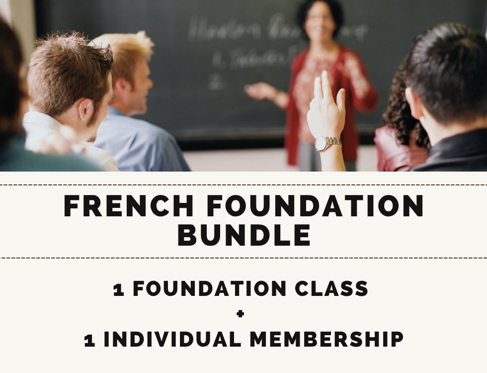 Gift Certificate - French Foundation Bundle