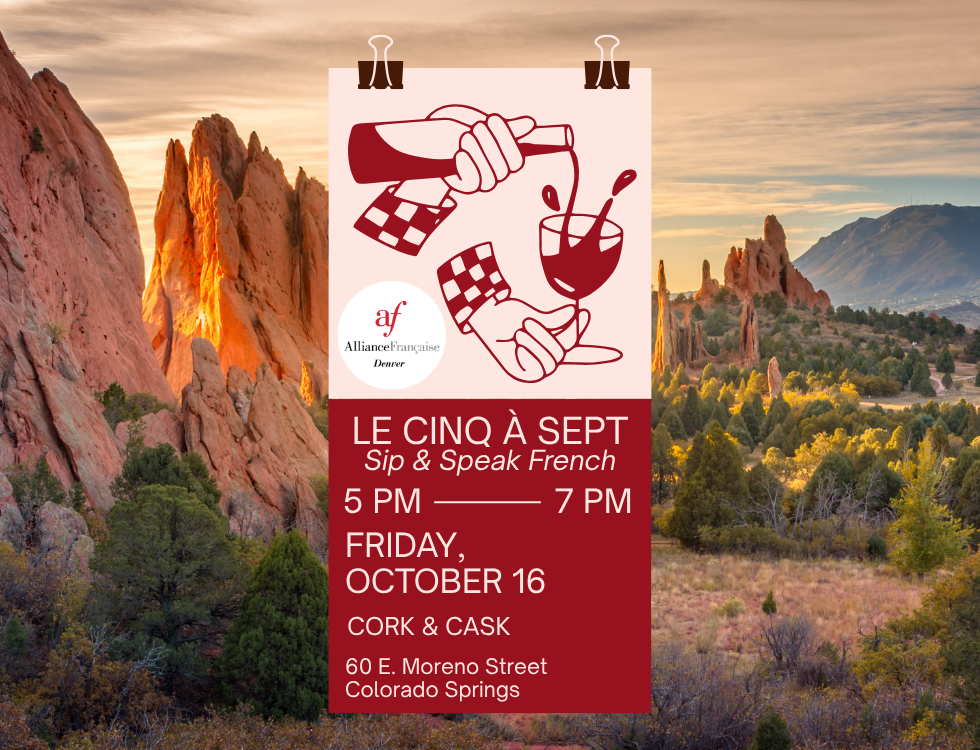 Le Cinq à Sept: Sip & Speak French [Colorado Springs]
